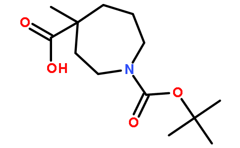 1-(叔丁氧羰基)-4-甲基氮杂环庚烷-4-羧酸