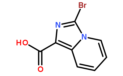 3-溴咪唑并[1,5-a]吡啶-1-羧酸