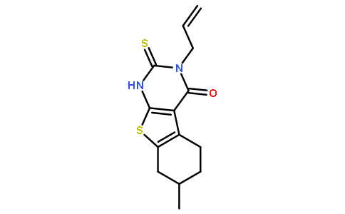 3-烯丙基-2-疏基-7-甲基-5,6,7,8-四氢-3H-苯并[4,5]噻吩并[3,2-d]嘧啶-4-酮
