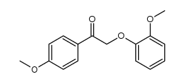 2-(2-Methoxyphenoxy)-1-(4-methoxyphenyl)ethanone