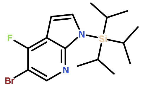 5-溴-4-氟-1-[三(1-甲基乙基)甲硅烷基]-1H-吡咯并[2,3-b]吡啶
