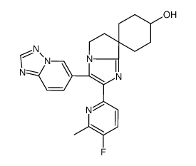 2-(5-fluoro-6-methylpyridin-2-yl)-3-([1,2,4]triazolo[1,5-a]pyridin-6-yl)spiro[5,6-dihydropyrrolo[1,2-a]imidazole-7,4'-cyclohexane]-1'-ol