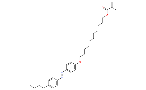 甲基丙烯酸11-[4-(4-丁基苯偶氮)苯氧基]十一烷基酯