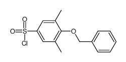 3,5-dimethyl-4-phenylmethoxybenzenesulfonyl chloride