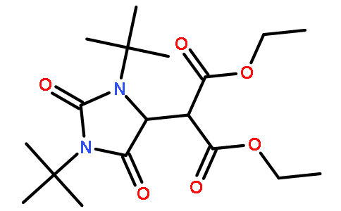 Diethyl 2-(1,3-ditert-butyl-2,5-dioxoimidazolidin-4-yl)propanedioate