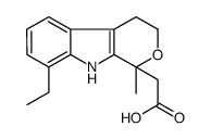 2-(8-ethyl-1-methyl-4,9-dihydro-3H-pyrano[3,4-b]indol-1-yl)acetic acid