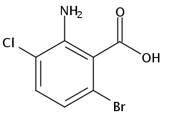 2-氨基-6-溴-3-氯苯甲酸