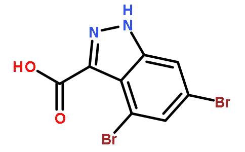4,6-二溴-1H-吲唑-3-羧酸
