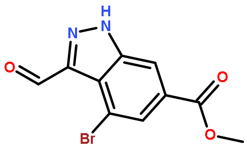 4-溴-3-甲酰基-1H-吲唑-6-羧酸甲酯