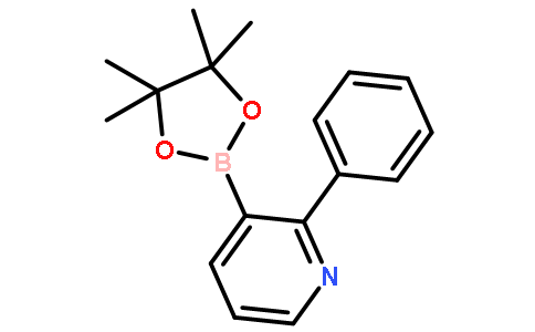 2-苯基-3-(4,4,5,5-四甲基-1,3,2-二氧硼戊烷-2-基)吡啶