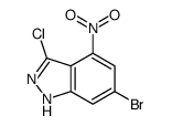 6-溴-3-氯-4-硝基-1H-吲唑