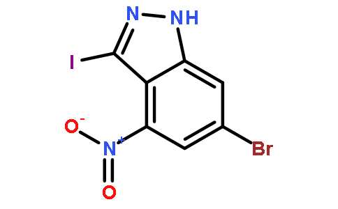 6-溴-3-碘-4-硝基-1H-吲唑