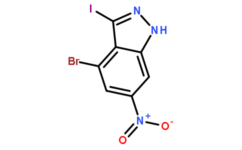 4-溴-3-碘-6-硝基-1H-吲唑