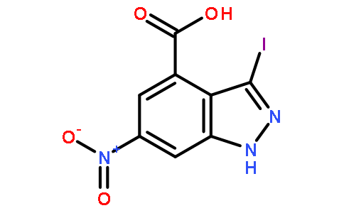 3-碘-6-硝基-1H-吲唑-4-羧酸