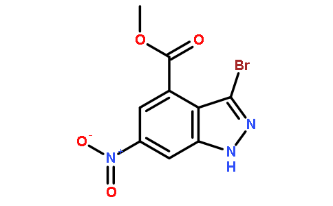 3-溴-6-硝基-1H-吲唑-4-羧酸甲酯