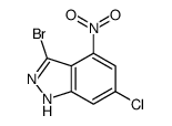 3-溴-6-氯-4-硝基-1H-吲唑