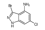 3-溴-6-氯-1H-吲唑-4-胺