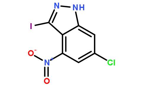 6-氯-3-碘-4-硝基吲唑