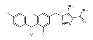 5-氨基-1-(3,5-二氯-4-(4-氯苯甲酰基)苄基)-1H-1,2,3-三氮唑-4-甲酰胺