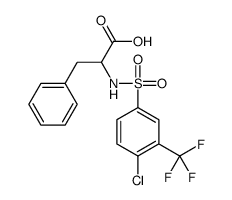 N-{[4-Chloro-3-(trifluoromethyl)phenyl]sulfonyl}phenylalanine