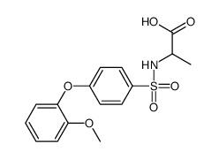 N-{[4-(2-Methoxyphenoxy)phenyl]sulfonyl}alanine