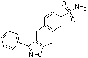 4-[(5-甲基-3-苯基-4-异恶唑基)甲基]苯磺酰胺