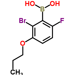 2-溴-6-氟-3-丙氧基苯基硼酸