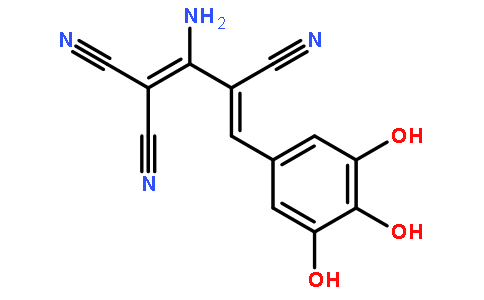 3-氨基-2,4-二氰基-5-(3,4,5-三羟基苯基)五-2,4-二烯腈