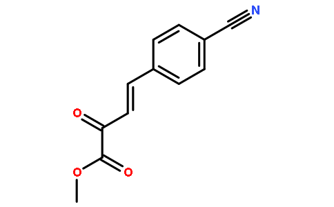(E)-4-(4-氰基苯基)-2-氧代-3-丁酸甲酯