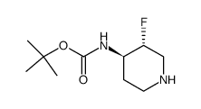 tert-butyl N-[(3R,4R)-3-fluoropiperidin-4-yl]carbamate