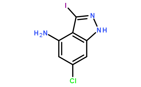 6-氯-3-碘-1H-吲唑-4-胺