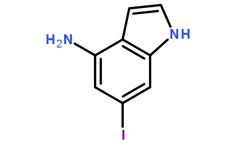 (9ci)-6-碘-1H-吲哚-4-胺