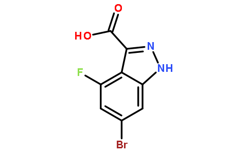 6-溴-4-氟-1H-吲唑-3-羧酸