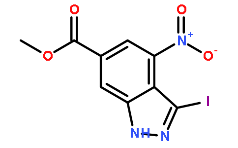 3-碘-4-硝基-1H-吲唑-6-羧酸甲酯