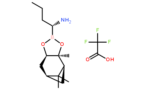 (aR,3aS,4S,6S,7aR)-alpha-乙基六氢-3a,5,5-三甲基-4,6-甲桥-1,3,2-苯并二氧硼烷-2-甲胺三氟乙酸盐