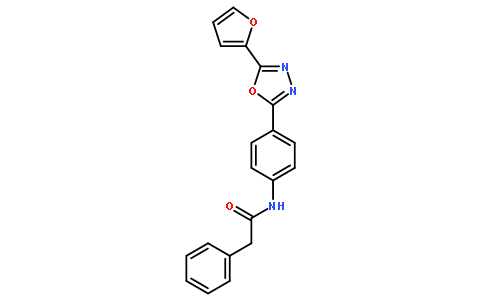 N-(4-(5-(呋喃-2-基)-1,3,4-噁二唑-2-基)苯基)-2-苯基乙酰胺