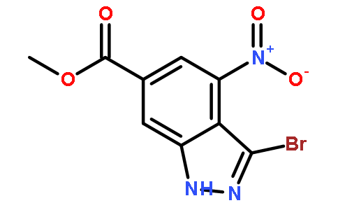 3-溴-4-硝基-1H-吲唑-6-羧酸甲酯