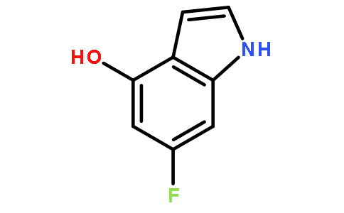4-羟基-6-氟吲哚