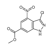 methyl 3-chloro-4-nitro-2H-indazole-6-carboxylate