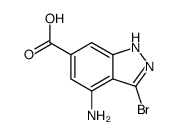 4-氨基-3-溴-1H-吲唑-6-羧酸