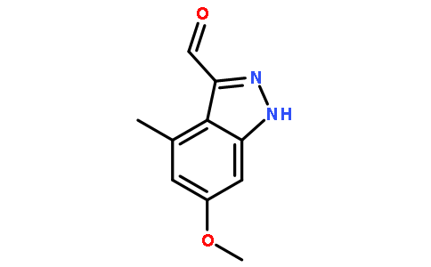 6-甲氧基-4-甲基-3-(1h)吲唑羧醛