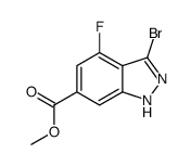 methyl 3-bromo-4-fluoro-2H-indazole-6-carboxylate