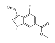 methyl 4-fluoro-3-formyl-2H-indazole-6-carboxylate