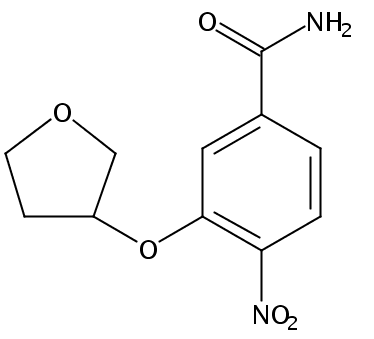 4-nitro-3-(tetrahydrofuran-3-yloxy)-benzamide