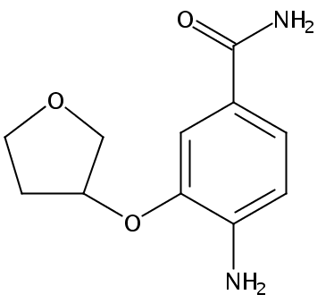 4-amino-3-(tetrahydrofuran-3-yloxy)-benzamide