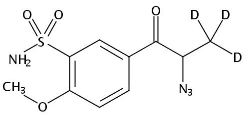 2-Azido-1-(4’-methoxy-3’-sulfonamidophenyl)-1-propanone-d3