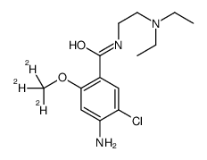 4-amino-5-chloro-N-[2-(diethylamino)ethyl]-2-(trideuteriomethoxy)benzamide