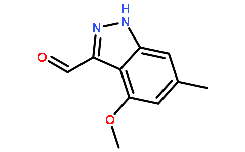 4-甲氧基-6-甲基-3-(1H)吲唑羧醛