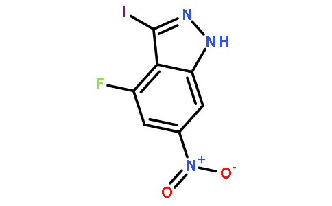 4-氟-3-碘-6-硝基-1H-吲唑