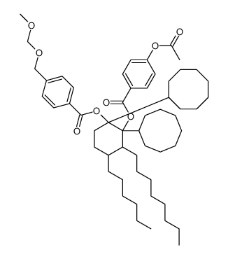 [2-(4-acetoxybenzoyl)oxy-1,2-di(cyclooctyl)-4-hexyl-3-octyl-cyclo hexyl] 4-(methoxymethoxymethyl)benzoate